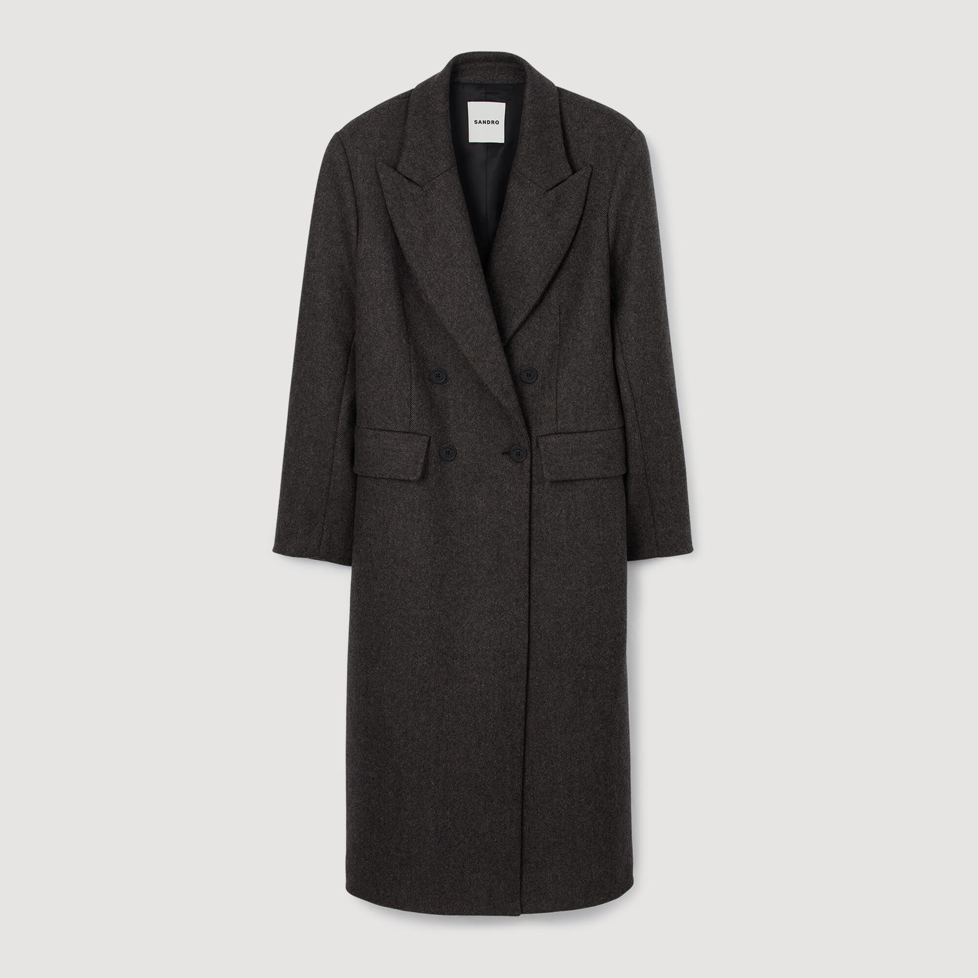 Fitted double-breasted coat Fitted double-breasted coat