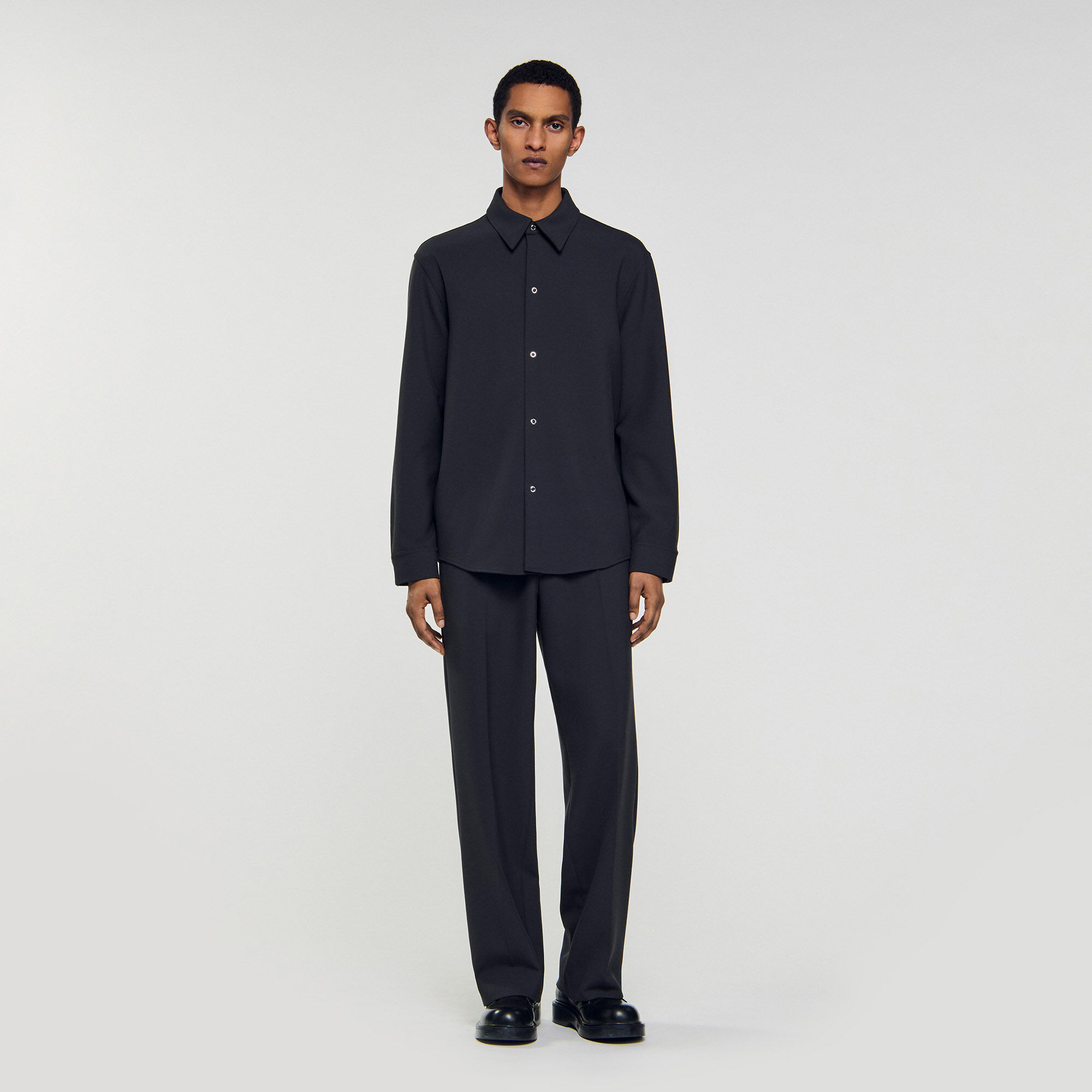 Long-sleeved jersey shirt