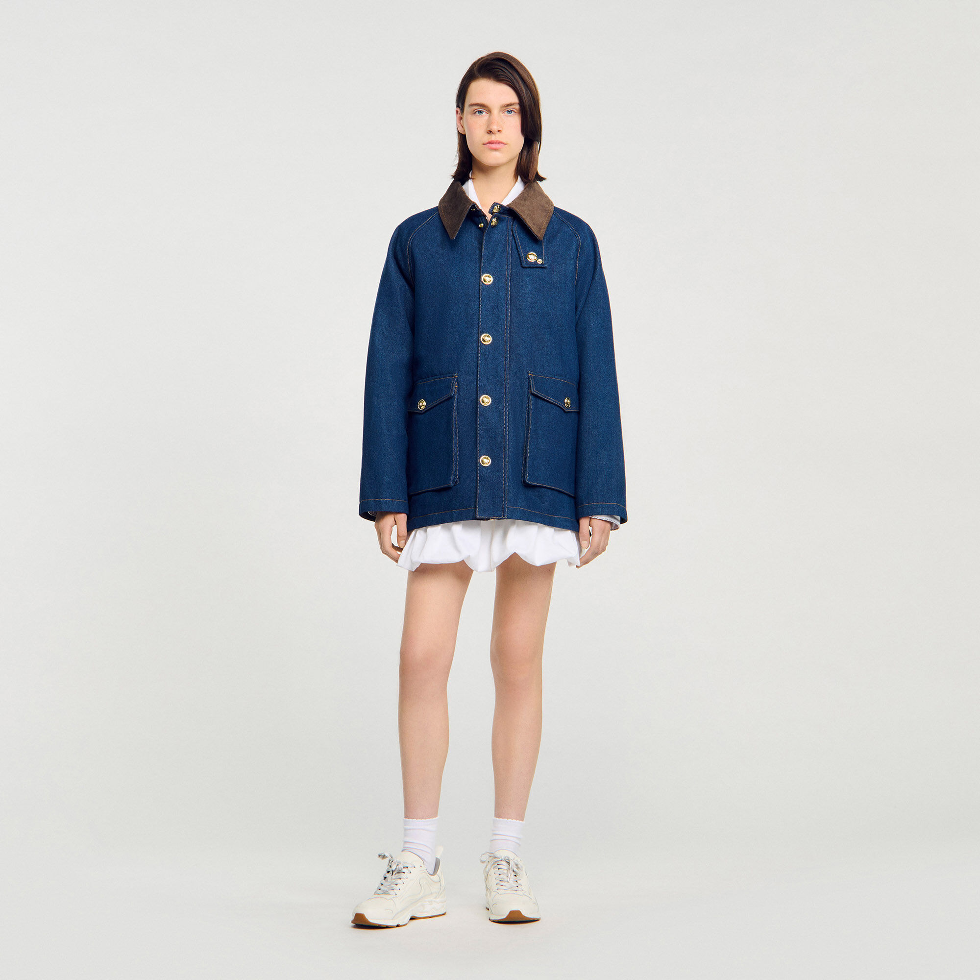 Denim workwear jacket