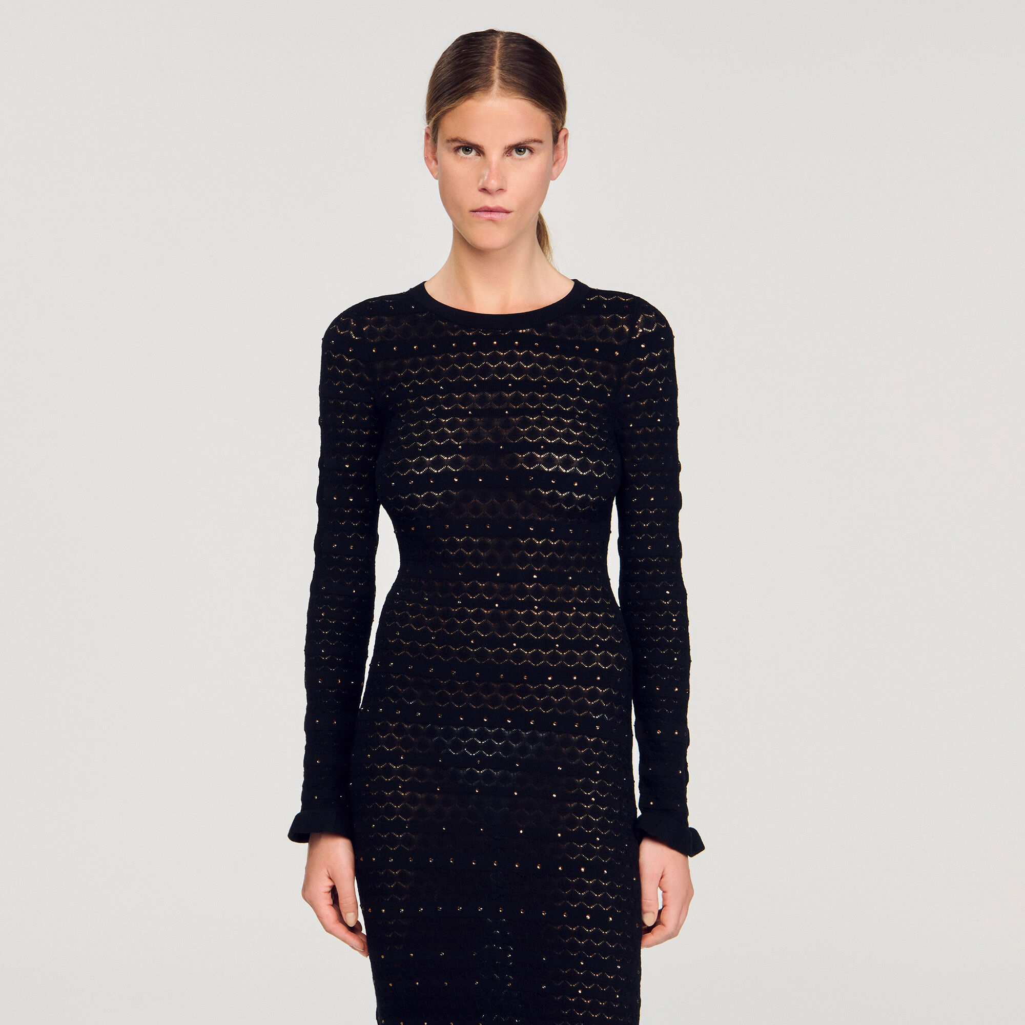 Rhinestone knit maxi dress Rhinestone knit maxi dress