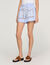 Embroidered cotton shorts