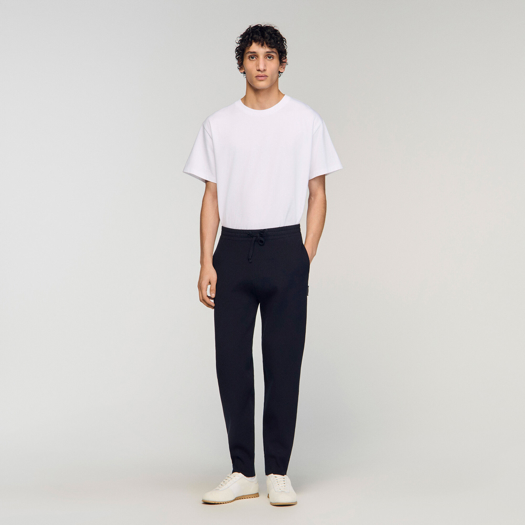 Knit jogging bottoms