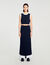 Long two-tone knit skirt Long two-tone knit skirt