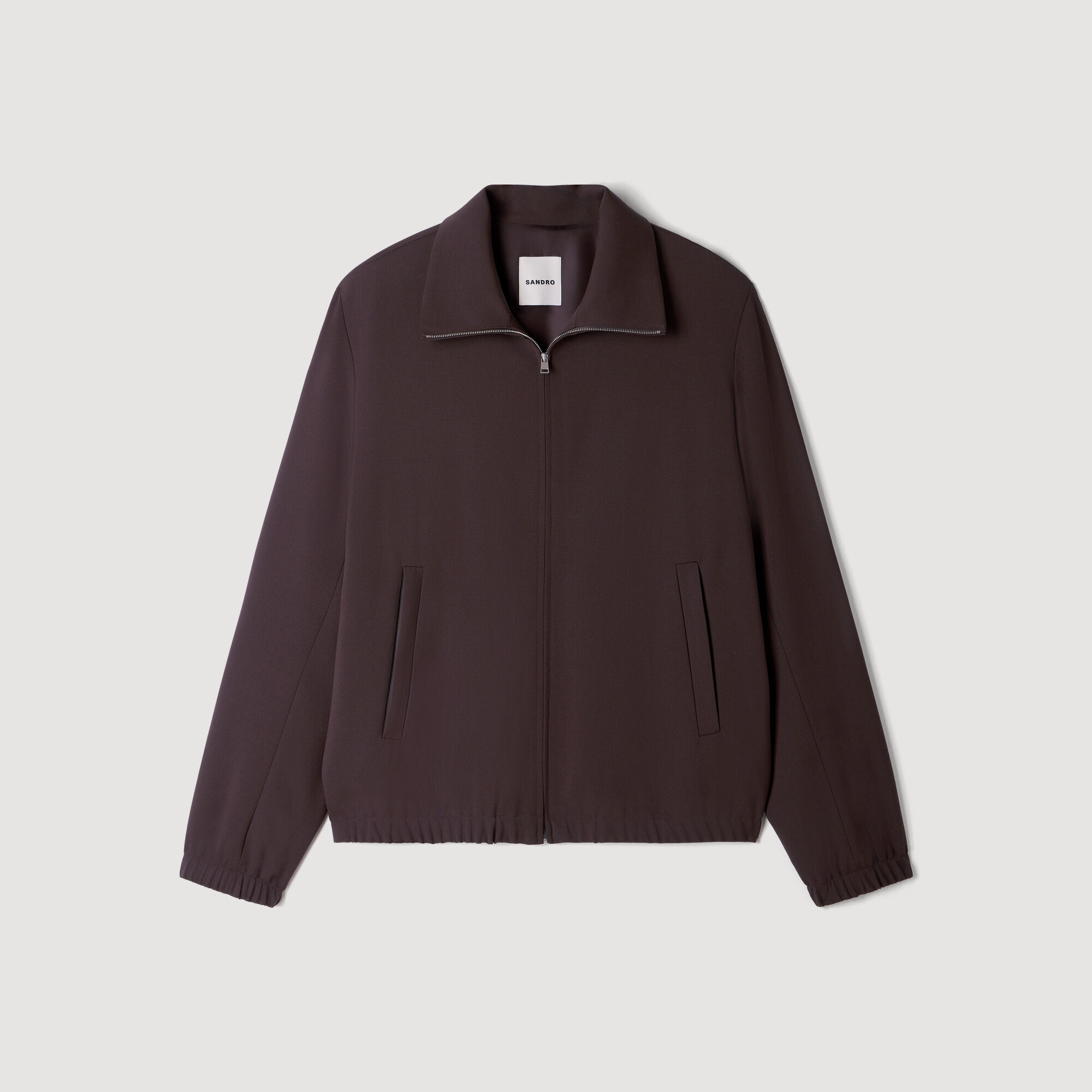 Wool zip-up jacket - Men | Sandro Paris