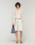 Smocked linen shirt