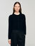 Pointelle collar cardigan Pointelle collar cardigan