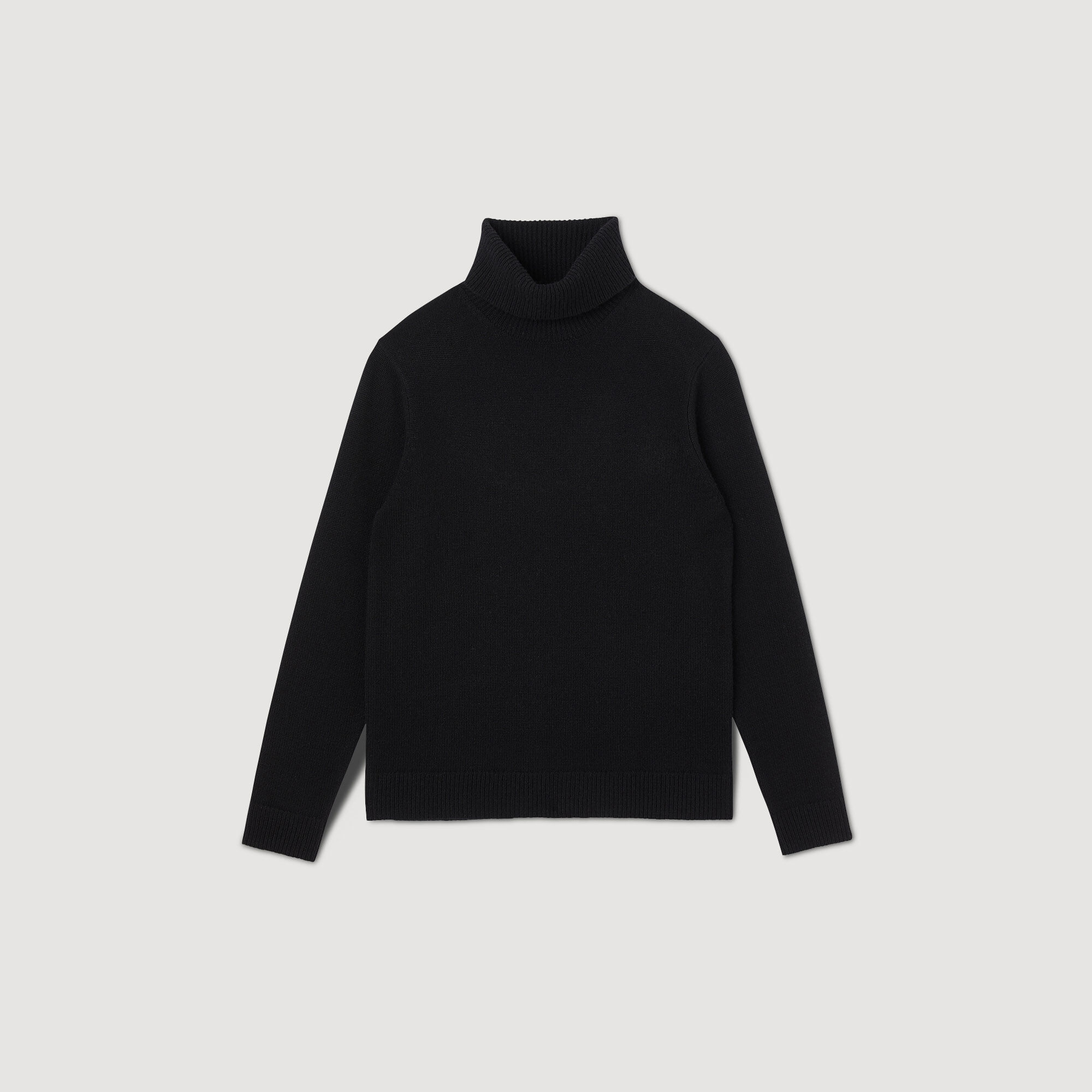 Wool and cashmere turtleneck jumper