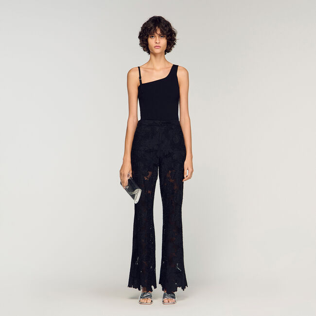 Asymmetric knit jumper