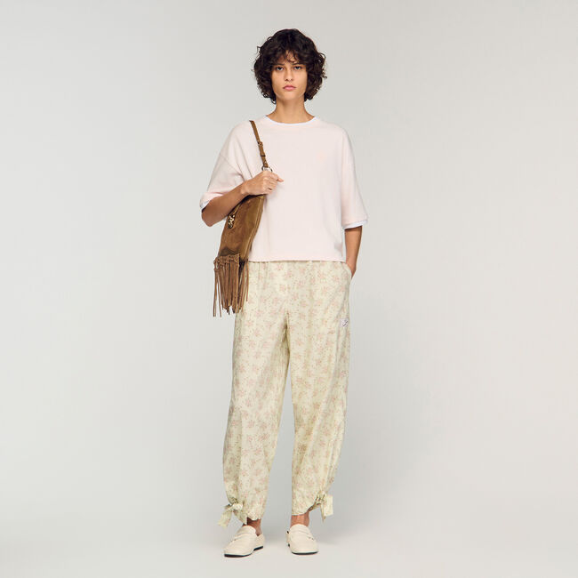 T-shirt with contrasting trim