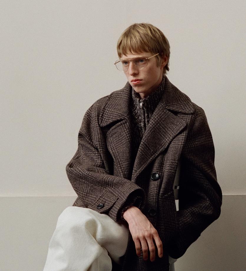 Brown men's coat - Sandro Paris
